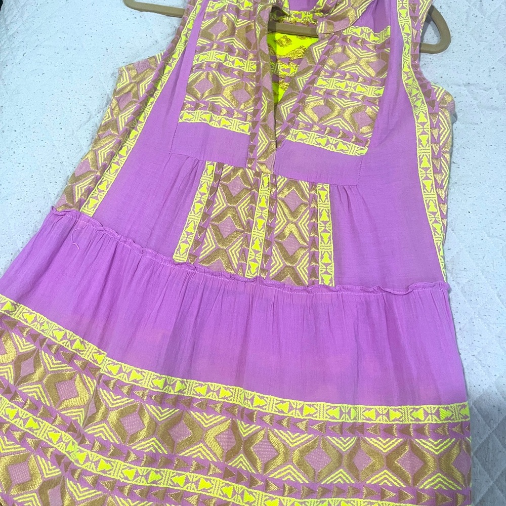 Brand Lace : beautiful long sundress, colors are bright & vibrant, never worn